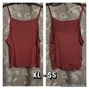 Maroon American Eagle Tank Top